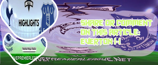 Everton tottenham